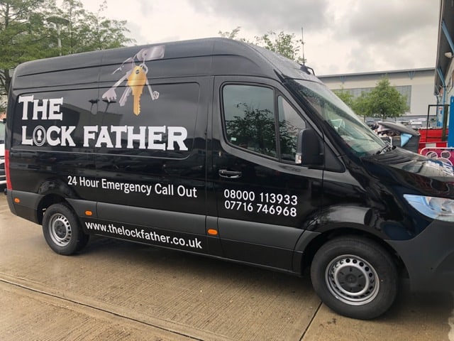 One of the five locksmith Chelmsford vans