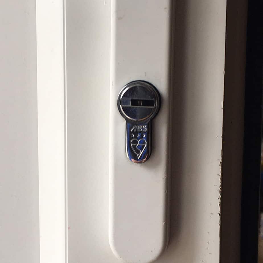lock change for a upvc door