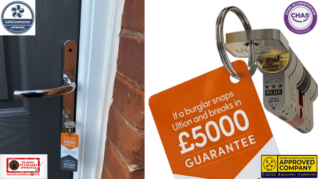 Composite doors with anti snap locks