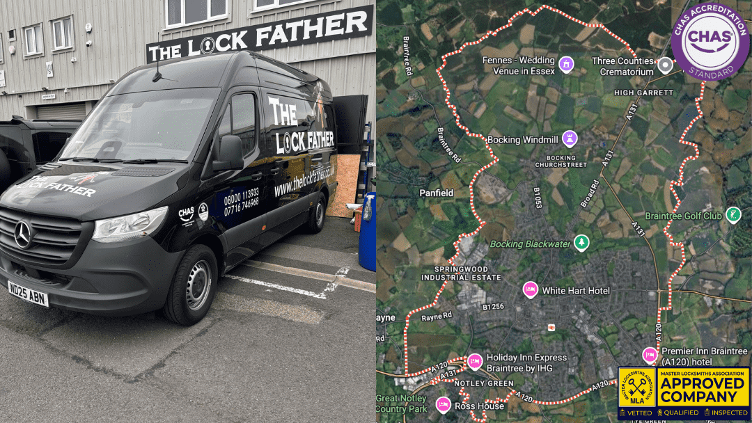 Locksmiths covering Braintree and nearby towns