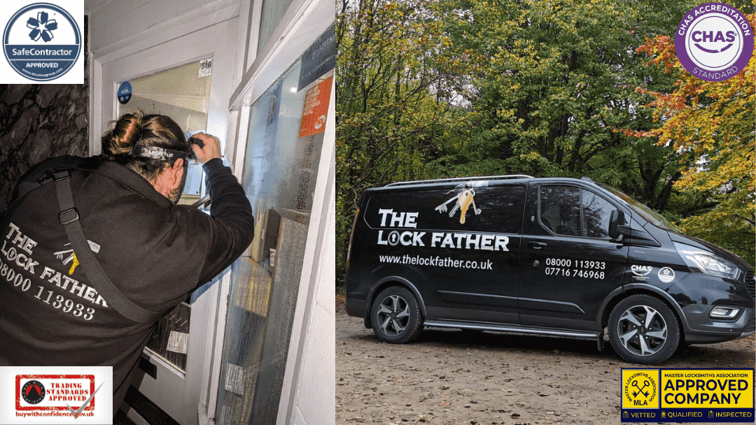 Locksmith Braintree opening a door lock